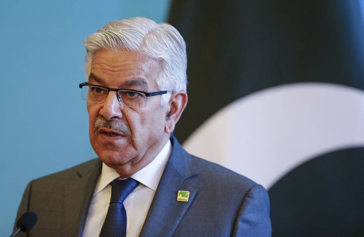 Khawaja Asif slams PTI for giving a political spin